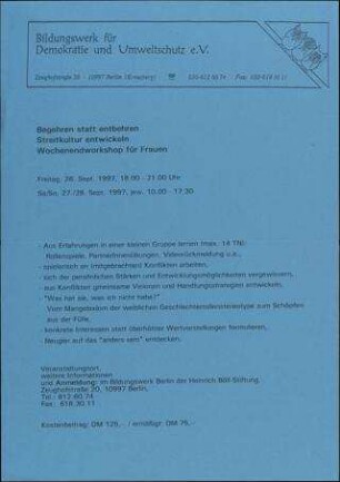 Begehren statt entbehren Streitkultur entwickeln