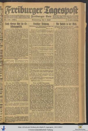 Nr. 145-167 (Juni 1922)