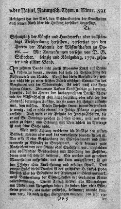 Schauplatz der Künste und Handwerke. Bd.10.11.