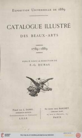 Exposition universelle de 1889 : catalogue illustré des beaux-arts (1789-1889)