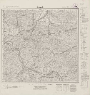 5162 (alte Nr.: 3011) Ruhbank, Meßtischblatt (4cm - Karte)