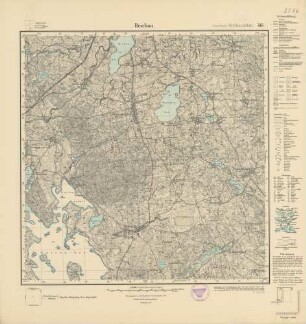 2086 (alte Nr.: 717) Reichau, Meßtischblatt (4cm - Karte)