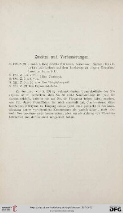 Zusätze und Verbesserungen