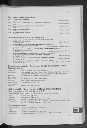 Arbeitsstelle für wissenschaftliche Weiterbildung der Universität Hamburg - AWW