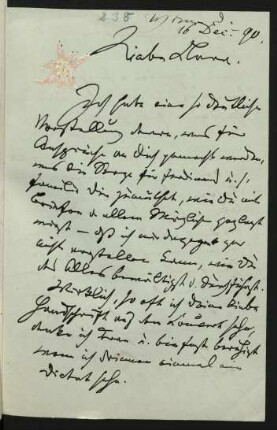 Brief an Clara Schumann :