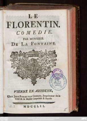 Le Florentin : Comedie