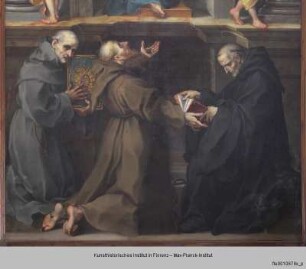 Thronende Madonna mit Heiligen