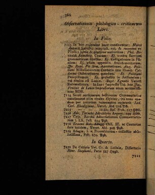 366-372, Observationum philologico - criticarum Libri.