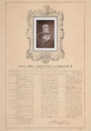Bildnis von Adalbert (1811-1873), Prinz von Preußen