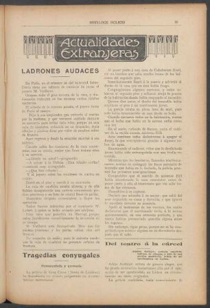 Actualidades extranjeras