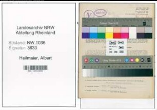 Entnazifizierung Albert Heilmaier , geb. 19.05.1900 (Kaufmaennischer Angestellter)