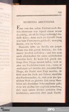 Sechstes Abenteuer.