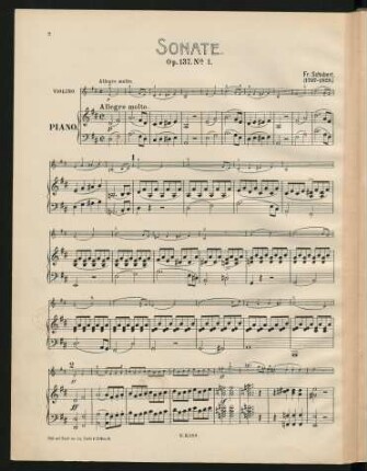 [Klavierpartitur], op. 137, No. 1