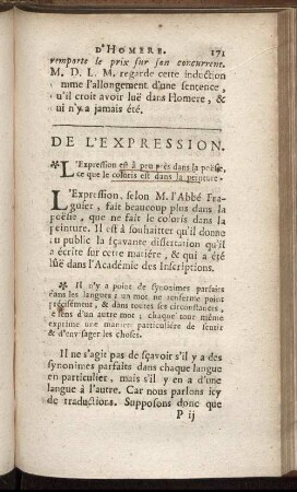 De L'Expression