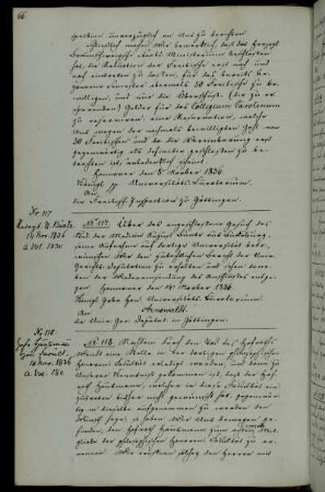 Berufung des ordentlichen Professors der Philosopie Hausmann.