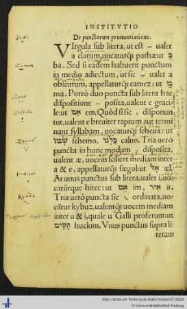 De punctorum pronuntiatione.
