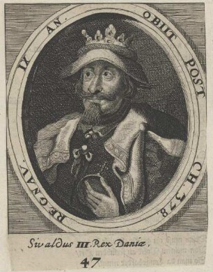 Bildnis von Sivaldus III., König der Dänen