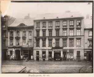Wohnhäuser Stralauer Straße 39-40, Berlin-Mitte: Ansicht (aus: Julius Kohte, Alt-Berlin, Bauwerke in Berlin und Charlottenburg, aufgenommen 1907-1914)