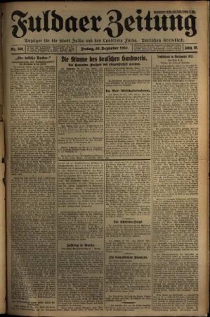 Ausgabe vom Freitag, den 30. Dezember 1932.
