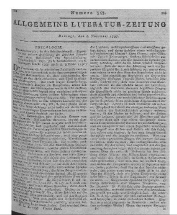 Beiträge zur weitern Ausbildung der deutschen Sprache. St. 6-7. Von einer Gesellschaft von Sprachfreunden. [Hrsg. v. J. H. Campe]. Braunschweig: Schulbuchhandlung 1796-97