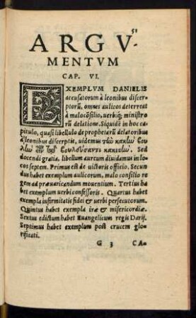 Argumentum Cap. VI.