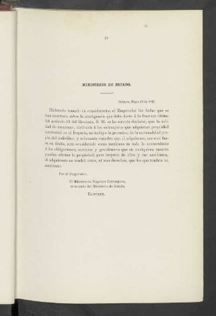 Ministerio De Estado