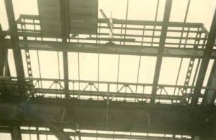 Abbau einer Fabrikhalle, 1949