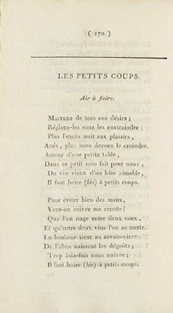 Les Petits Coups.