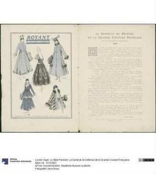 Le Style Parisien: Le Syndicat de Défense de la Grande Couture Française