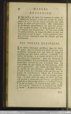 Des Vertus Héroïques