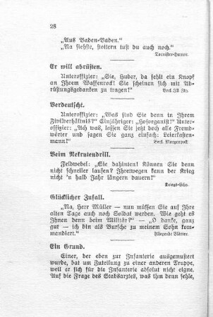 Glücklicher Zufall.
