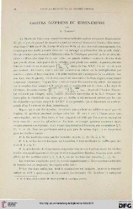 28: Calculs égyptiens du Moyen-Empire