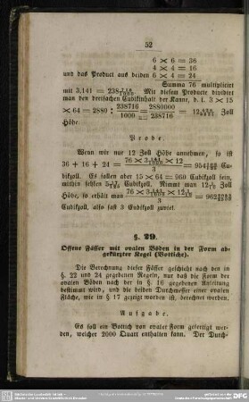 Offene Fässer mit ovalen Böden in der Form abgekürzter Kegel (Bottiche)