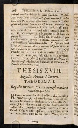206-218, Thesis XVIII