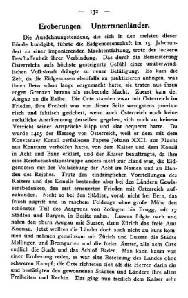 Eroberungen. Untertanenländer.