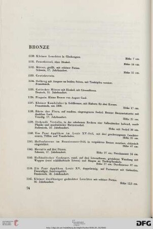 Bronze (Nr. 1130-1206)