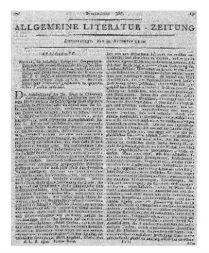 Der Verkündiger oder Wochenschrift zur Belehrung, Unterhaltung und Bekanntmachung für alle Stände. Jg. 1-2. Nürnberg 1797-98