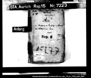 Der Ausbau und die Pflasterung der Landstraßen von Aurich über Sandhorst und Ogenbargen nach Esens und Wittmund