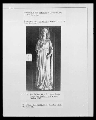 Grabfigur der Isabelle d'Aragon