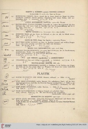 Plastik (Nr. 140-154)