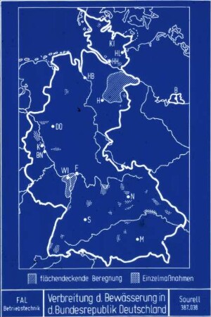 Verbreitung d. Bewässerung in d. BRD