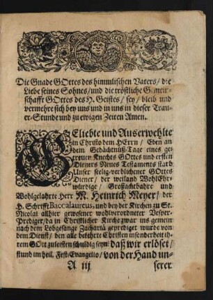 Die Gnade Gottes des himmlischen Vaters/ [...]