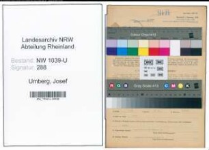 Entnazifizierung Josef Umberg , geb. 11.06.1898 (Landwirt)