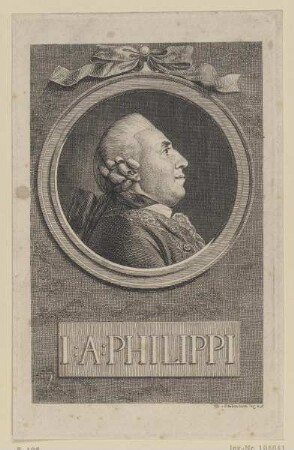 Bildnis des I. A. Philippi