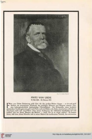 26: Fritz von Uhde : 22. Mai 1848 - 25. Februar 1911
