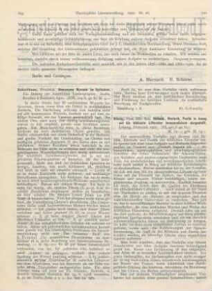 699-700 [Rezension] Schulthess, Friedrich, Homonyme Wurzeln im Syrischen