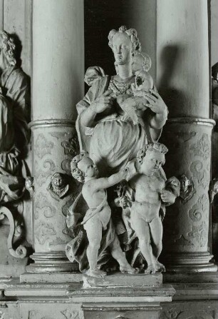 Altar, Detail: Caritas