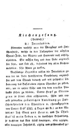Kirchengesang : (Beschluß)