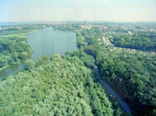 "Moorteich" westlich der Altstadt von Stralsund : Blickrichtung Osten