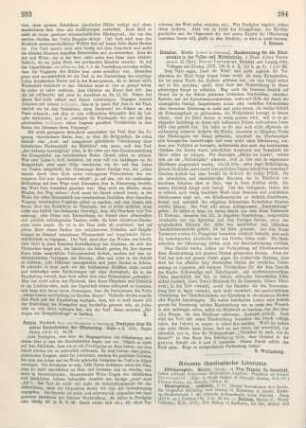 284 [Rezension] Böttcher, Martin, Handreichung für die Bibelstunden in der Volks- und Mittelschule
